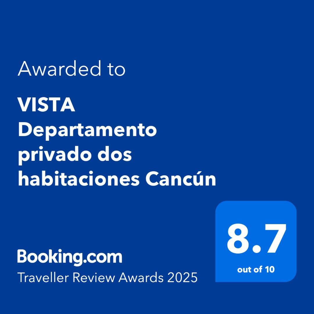 Vista Departamento Privado Dos Habitaciones Cancún Exteriör bild
